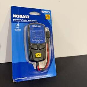 Kobalt Continuity Tester with Remote CT-30 Item #2545075